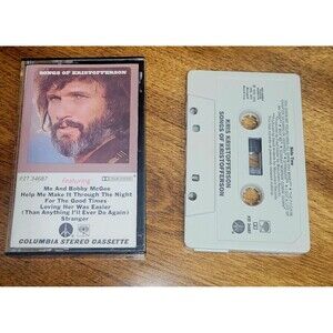 Kris Kristofferson Songs Of Kristofferson Cassette Tape